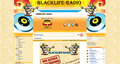 Desktop Screenshot of blacklife-radio.net